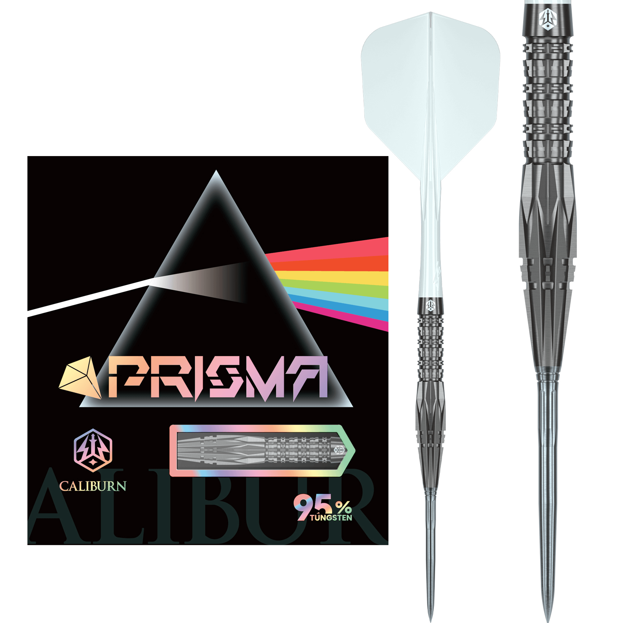 Caliburn Prisma P1 Steeldarts Verpackung