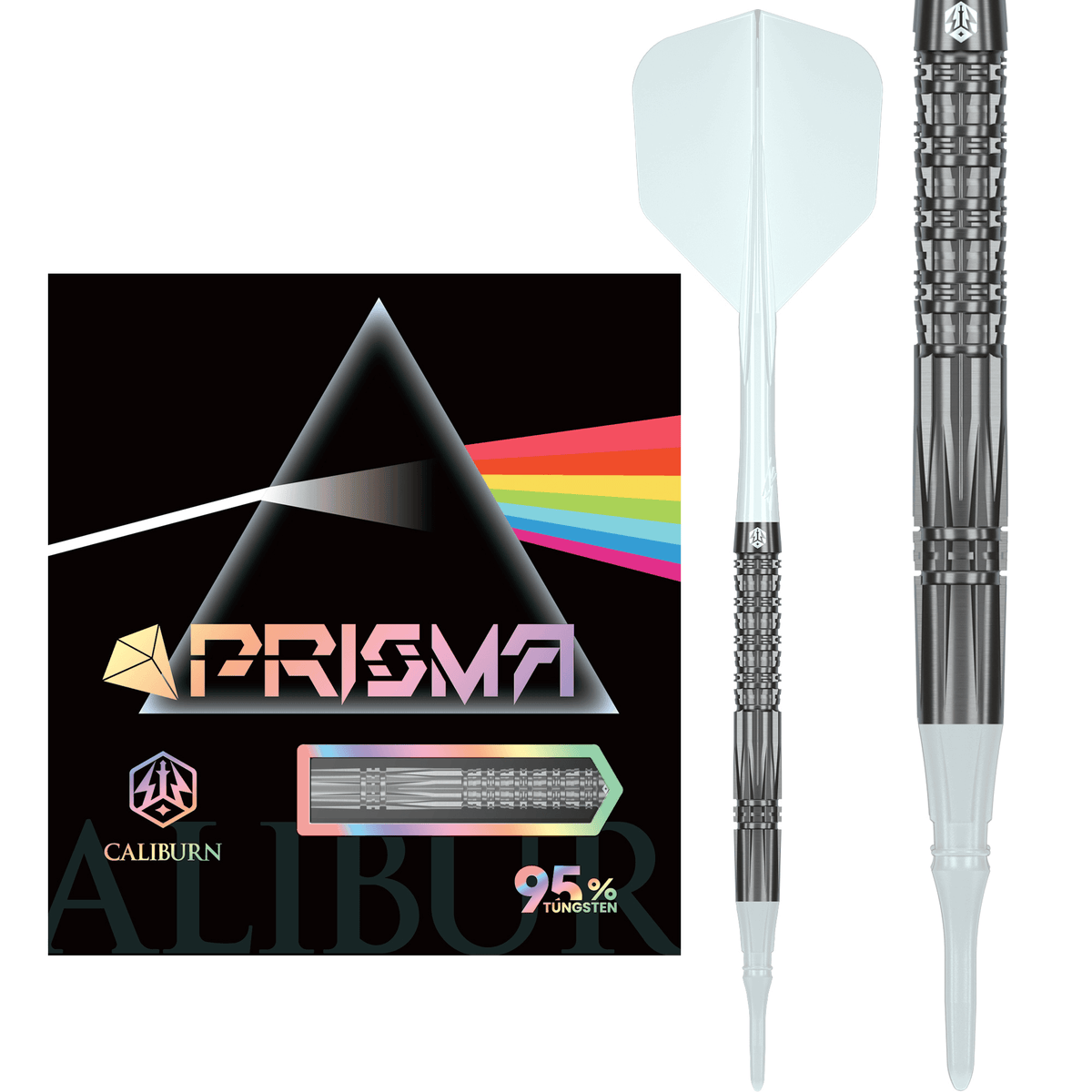 Caliburn Prisma P2 Softdarts Verpackung