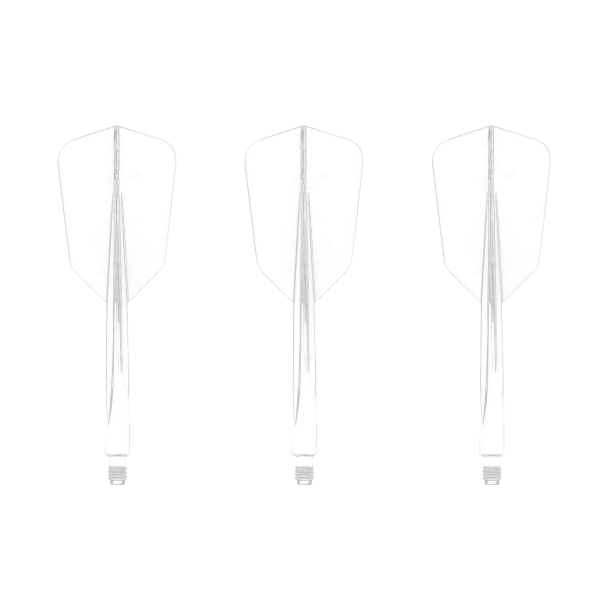 Condor Axe Flight System Wing - Slim Transparent Set