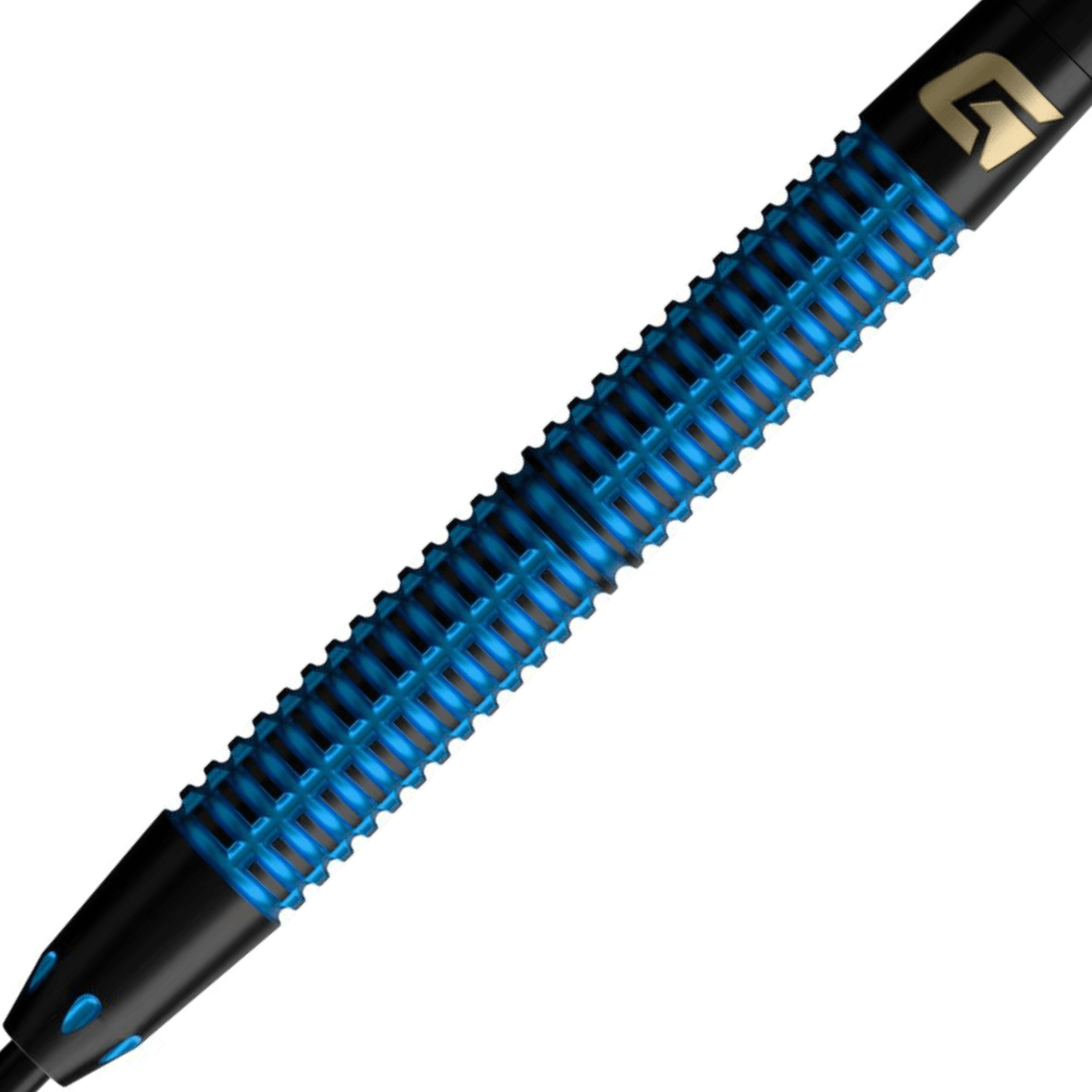 GOAT Athlete Blue Brass Steeldarts Details Barrel