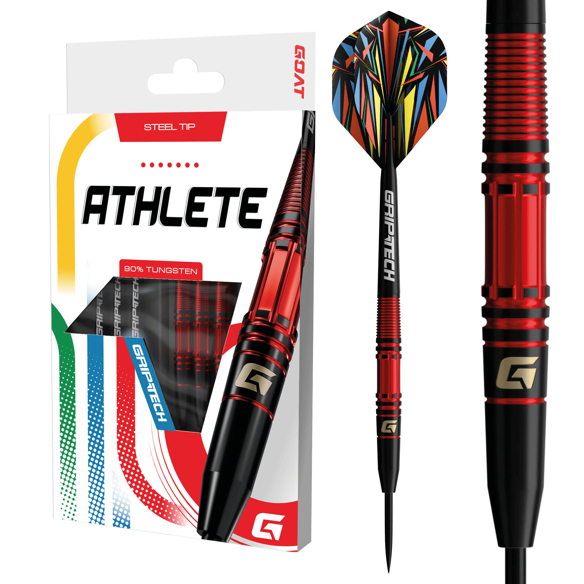 GOAT Athlete Red Steeldarts Verpackung