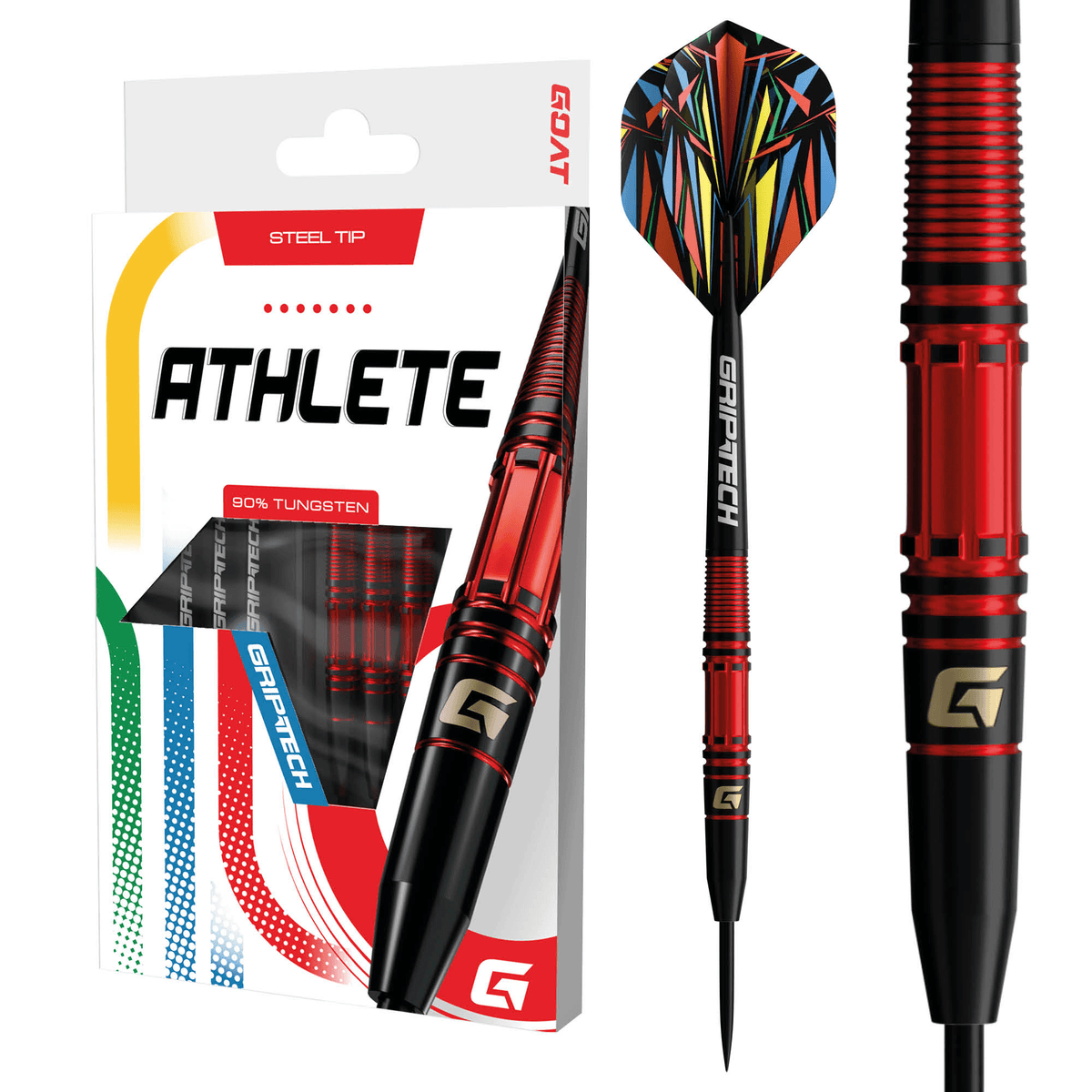 GOAT Athlete Red Steeldarts Verpackung