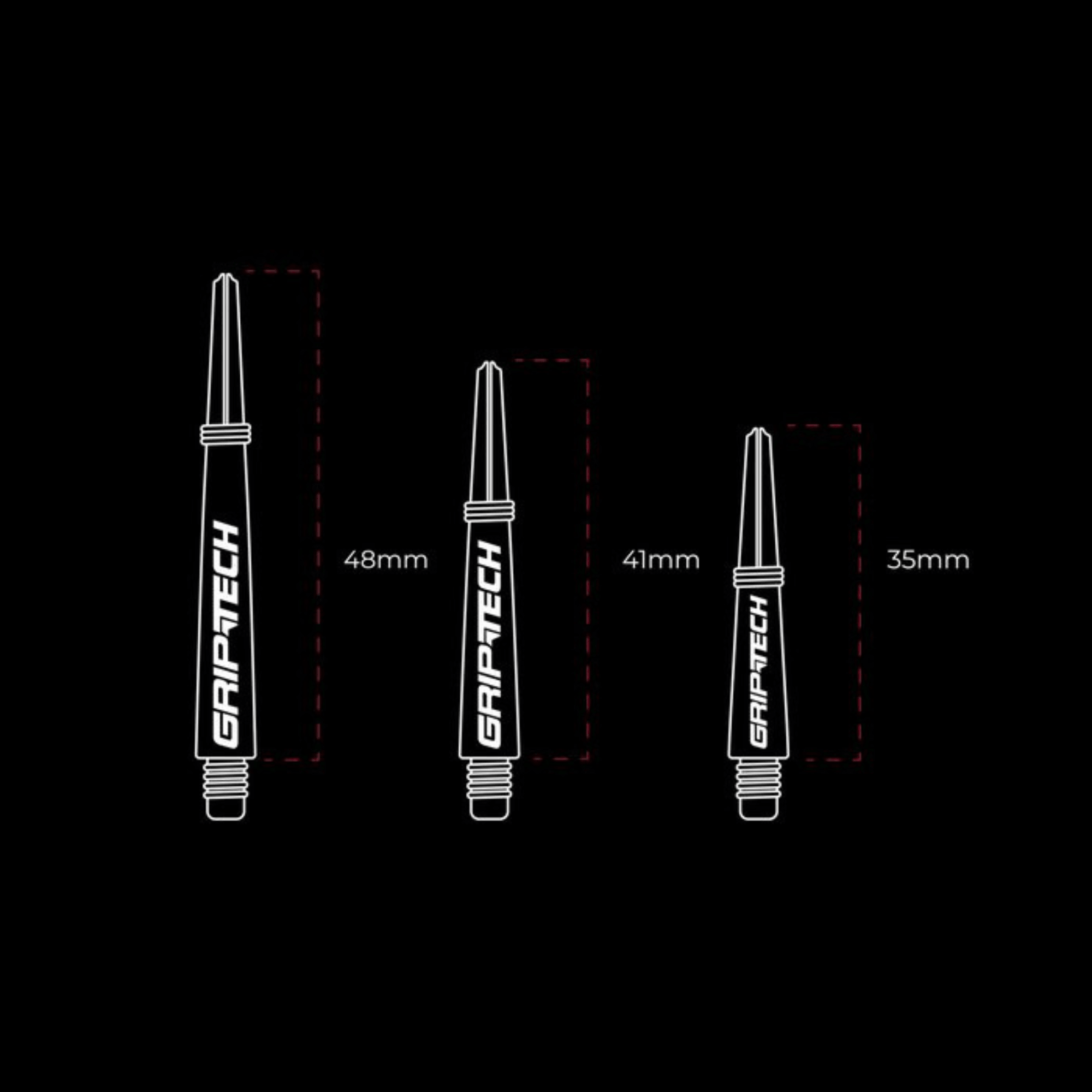 GOAT Griptech Shafts - Black Längen