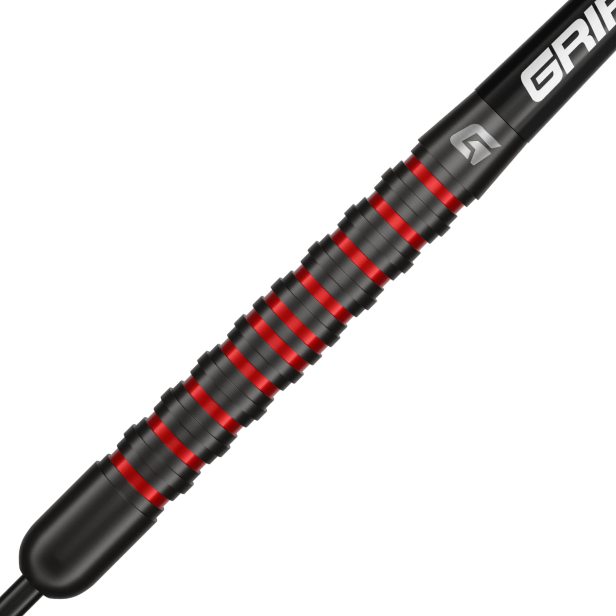 GOAT Podium Black & Red Steeldarts Details Barrel