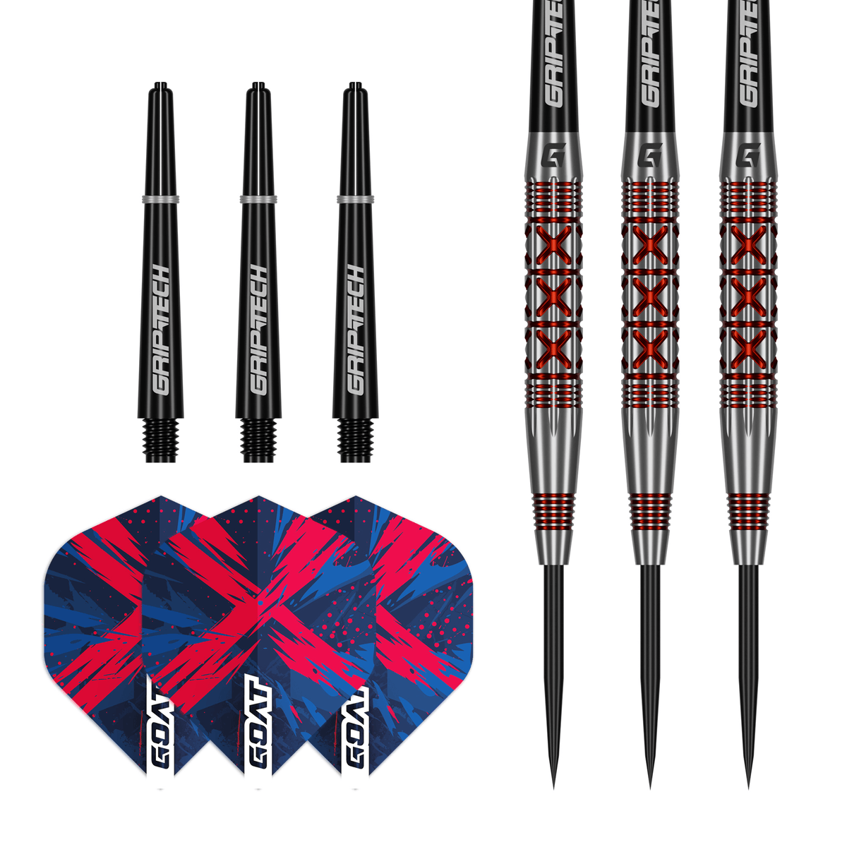GOAT Strike Steeldarts Packungsinhalt