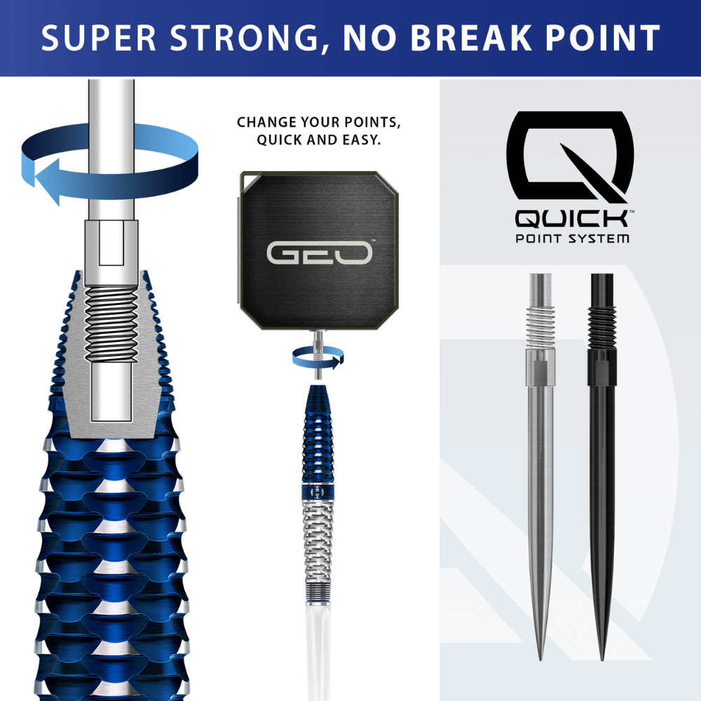 Harrows Geo Torpedo QP Steeldarts QP