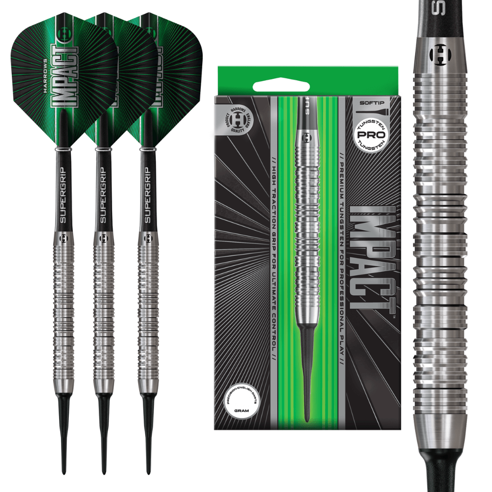 Harrows Impact Softdarts Lieferumfang