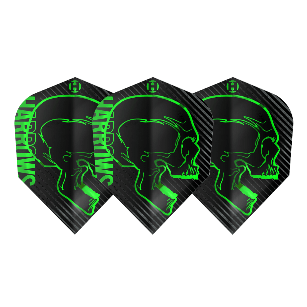 Harrows Rage Green Flights Set