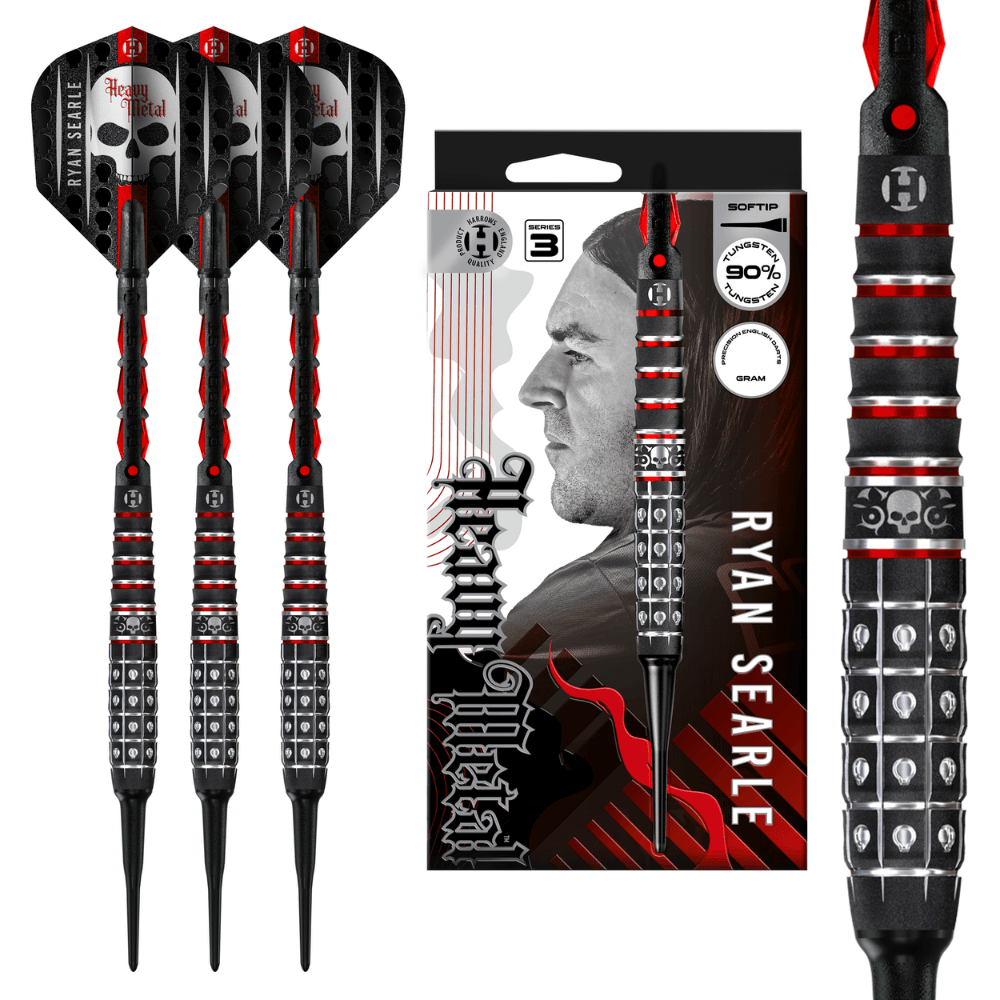 Harrows Ryan Searle Series 3 Softdarts Lieferumfang