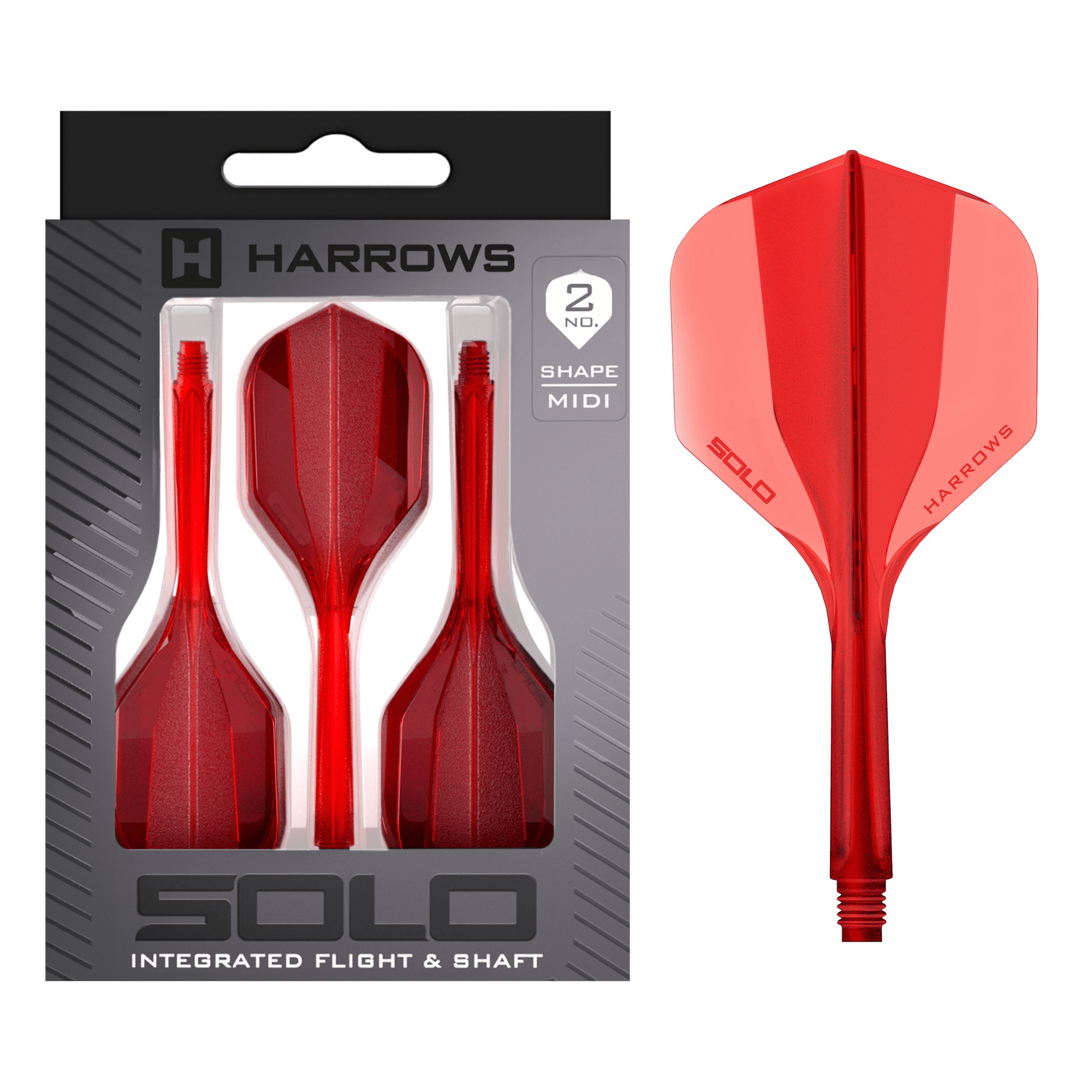 Harrows Solo Integrated Flight System Red - NO2 Verpackung