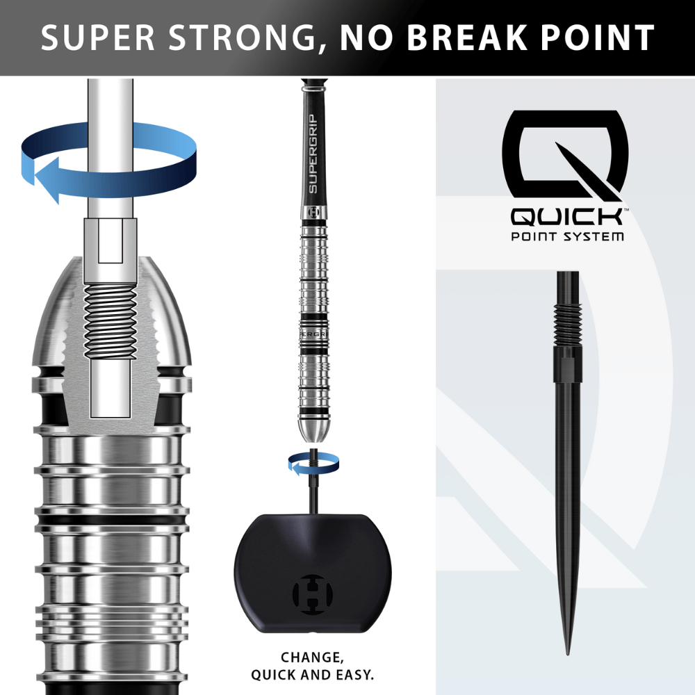 Harrows Supergrip Tapered QP Steeldarts QP