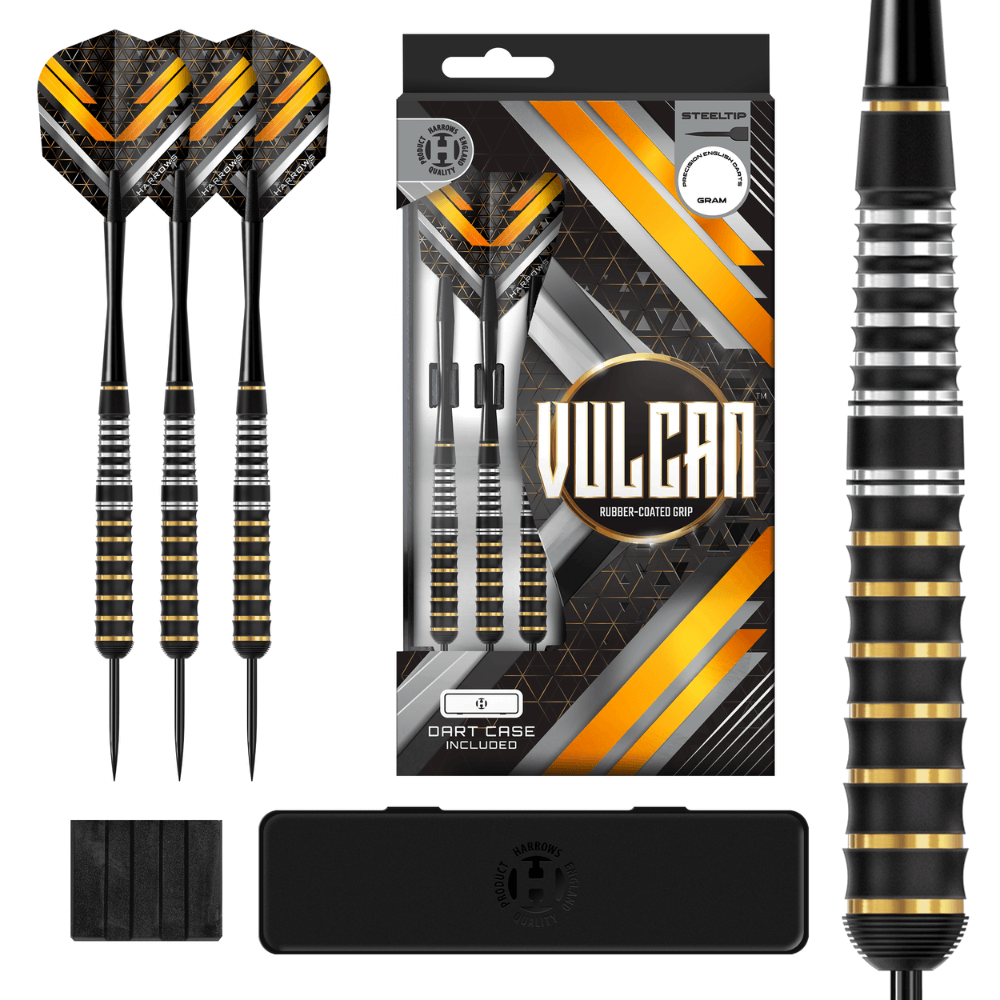 Harrows Vulcan Steeldarts Lieferumfang