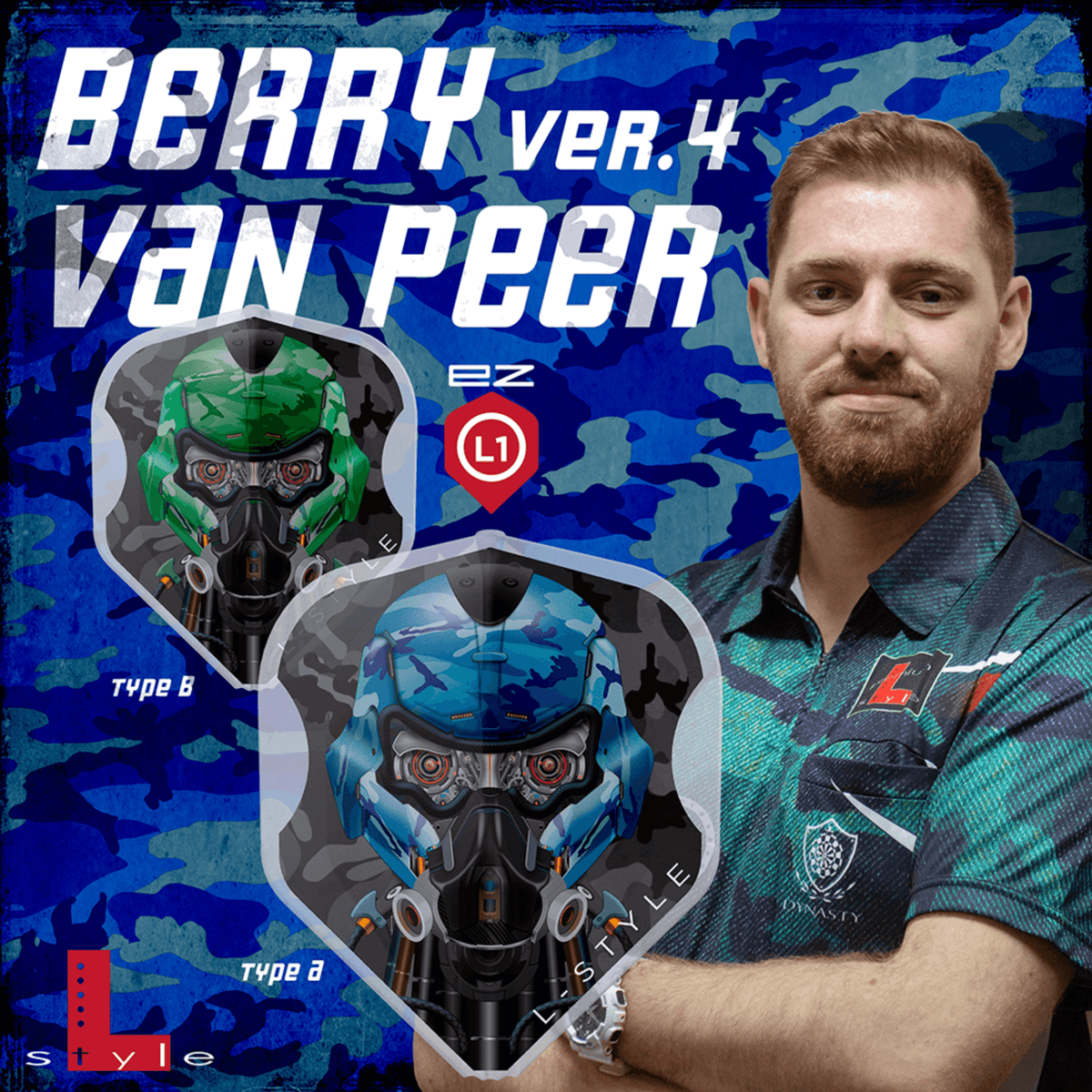 L-Style L1EZ Berry van Peer V4 Type B Flights Player