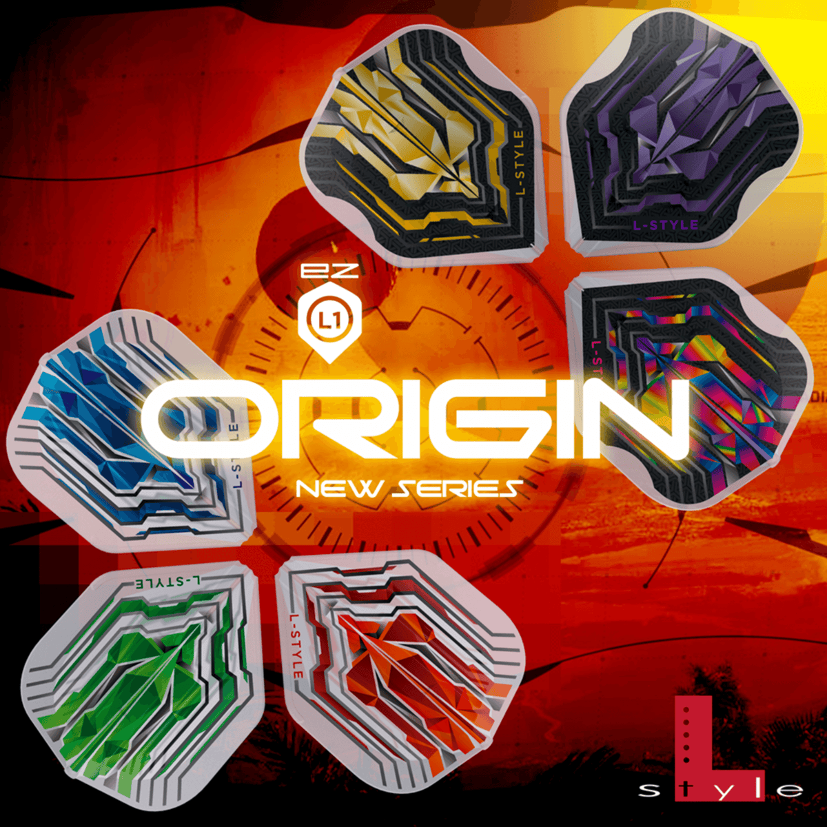 L-Style L1EZ Origin Series Red Flights Farben