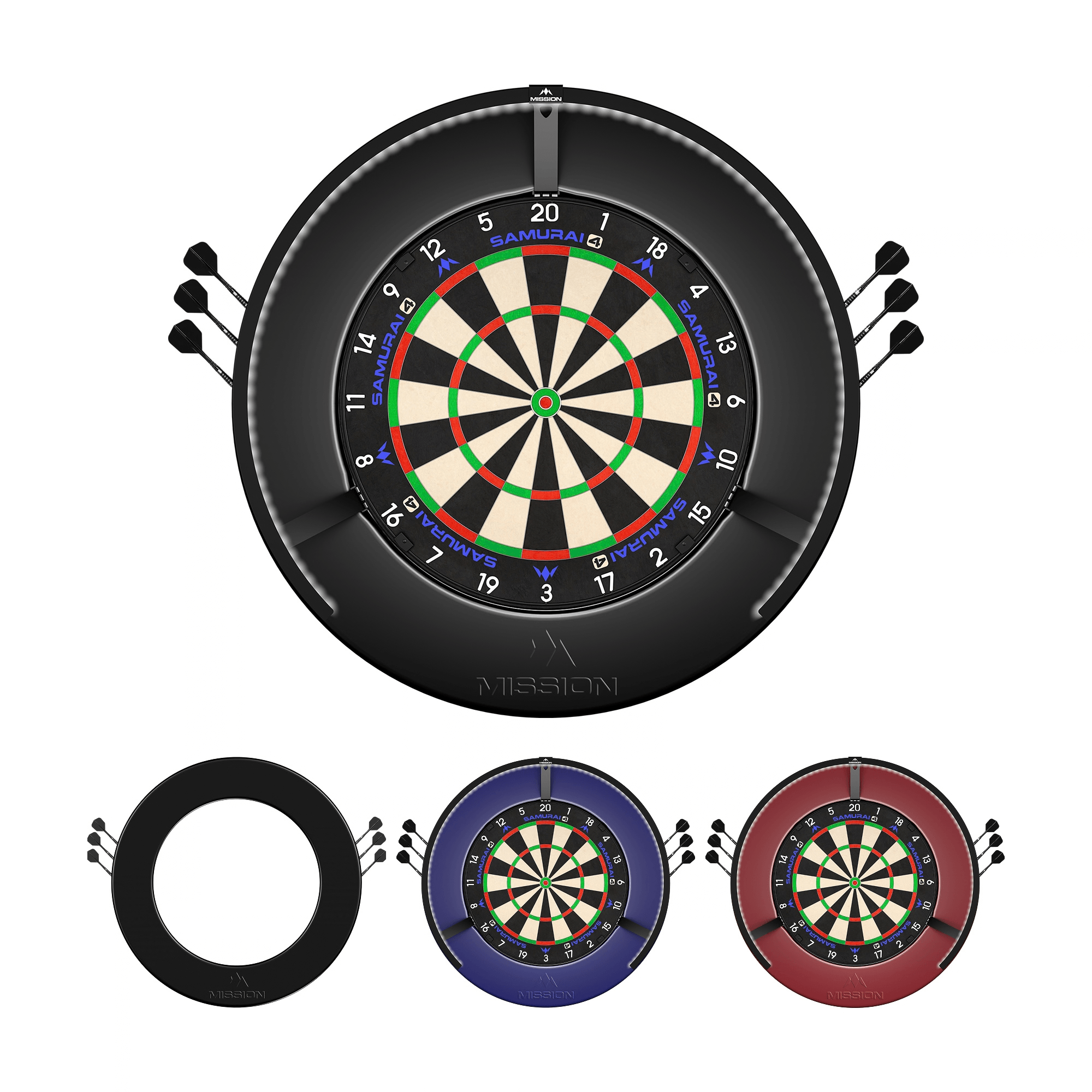 Mission Dartboard Surround Blue Farben