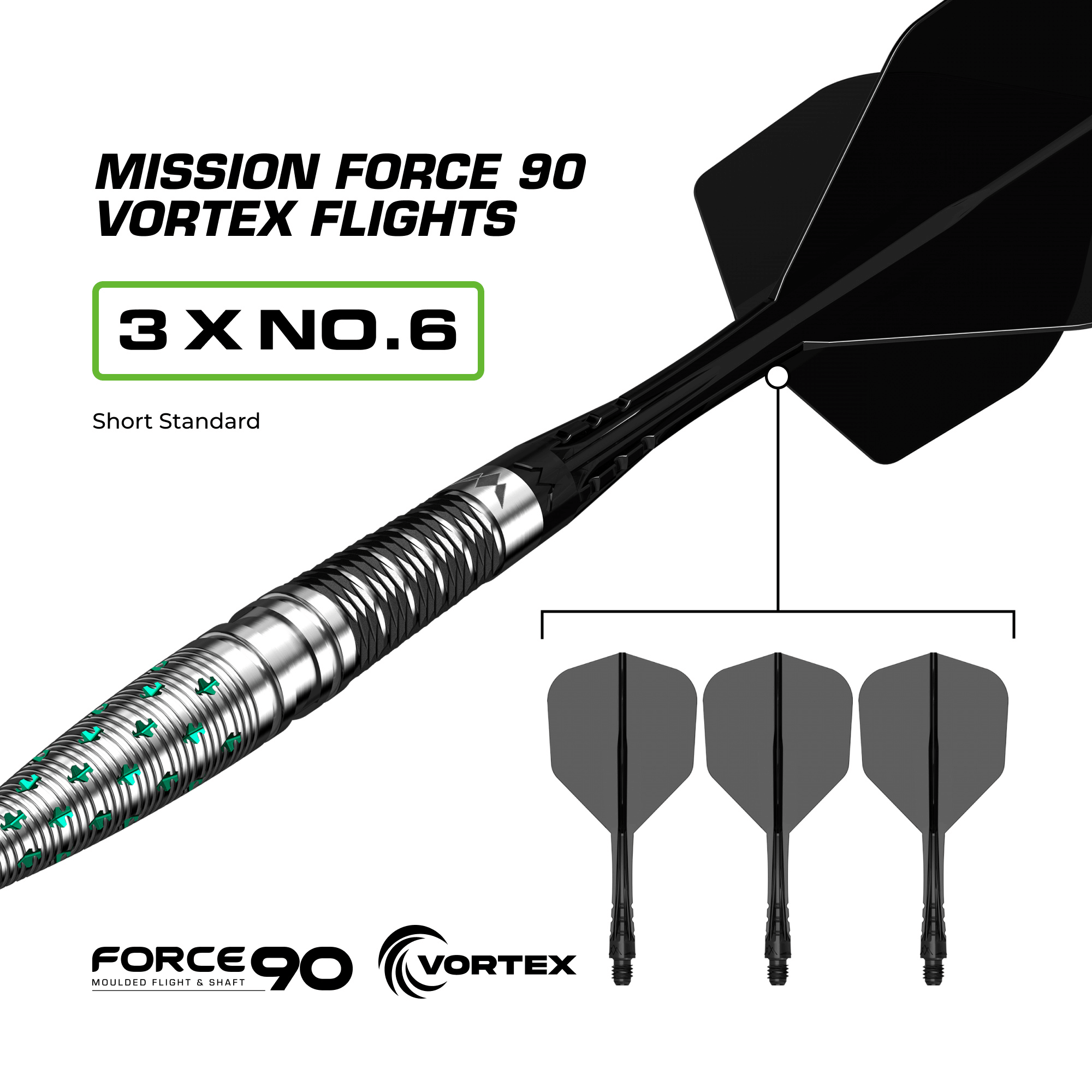 Mission Mantis Rapid Point Steeldarts Details Flight
