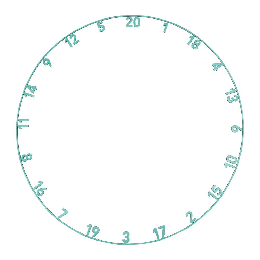 Precise180 Zahlenring Frozen Mint
