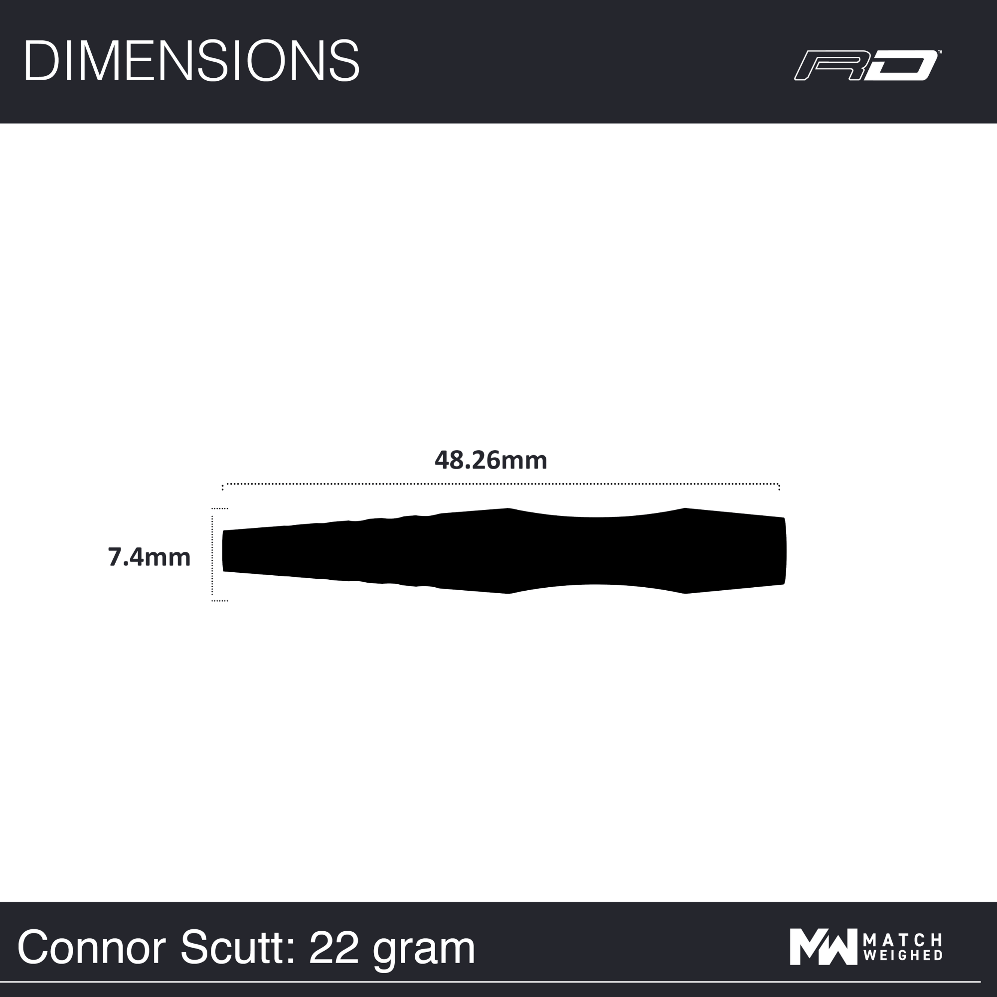 Red Dragon Connor Scutt Steeldarts Maße