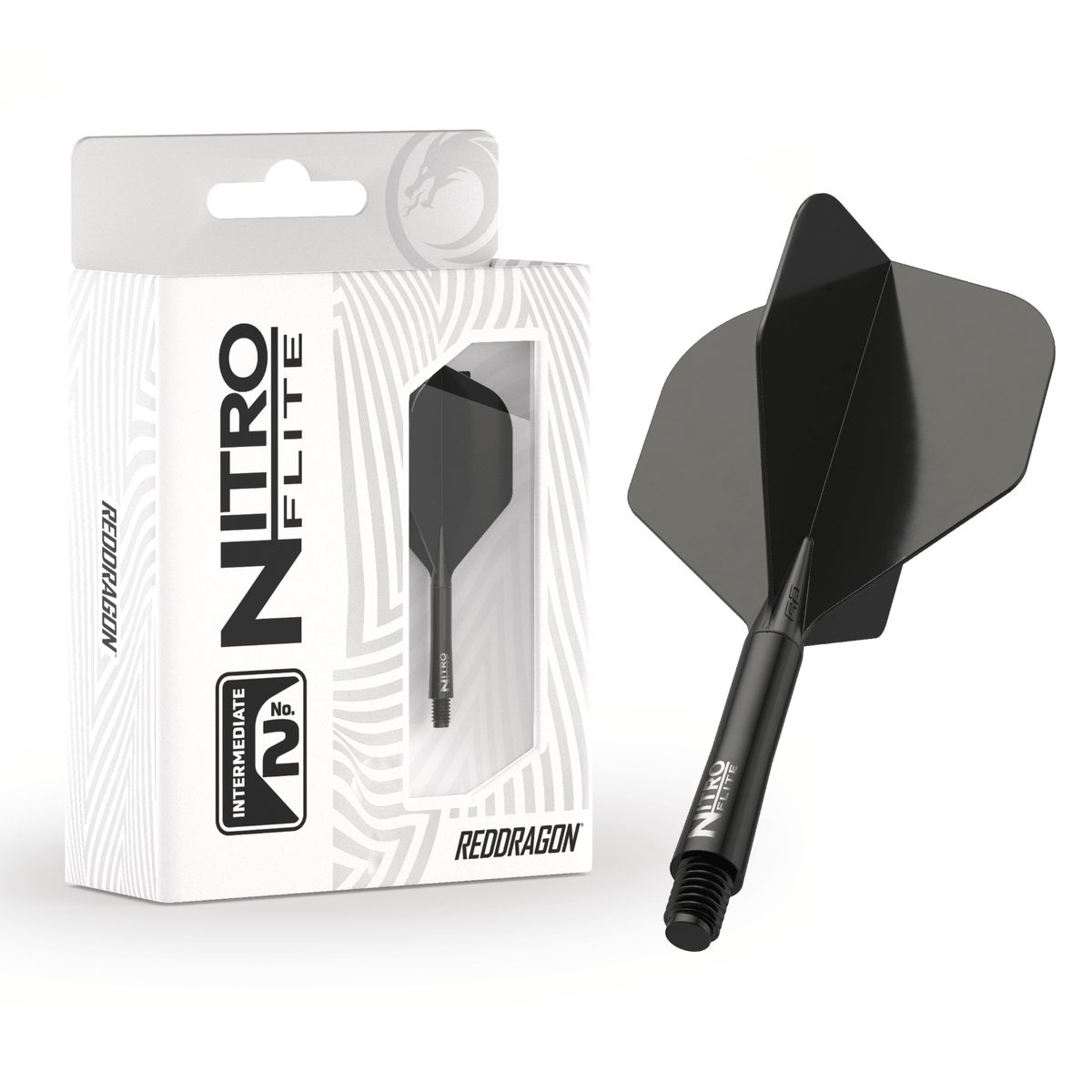 Red Dragon Nitro Flite System Black & Black Verpackung