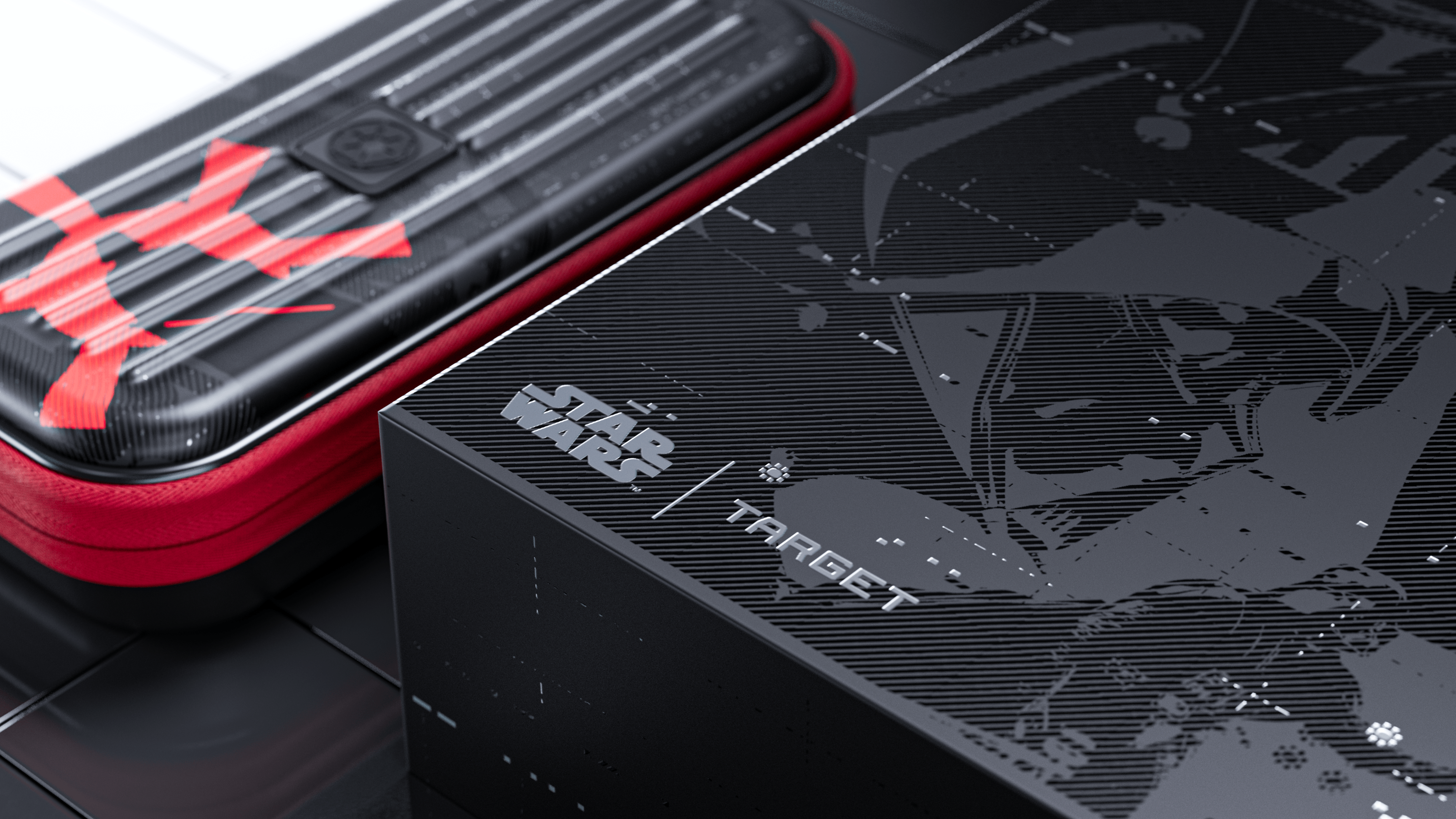 Target Darth Vader Swiss Point Steeldarts Detail Case