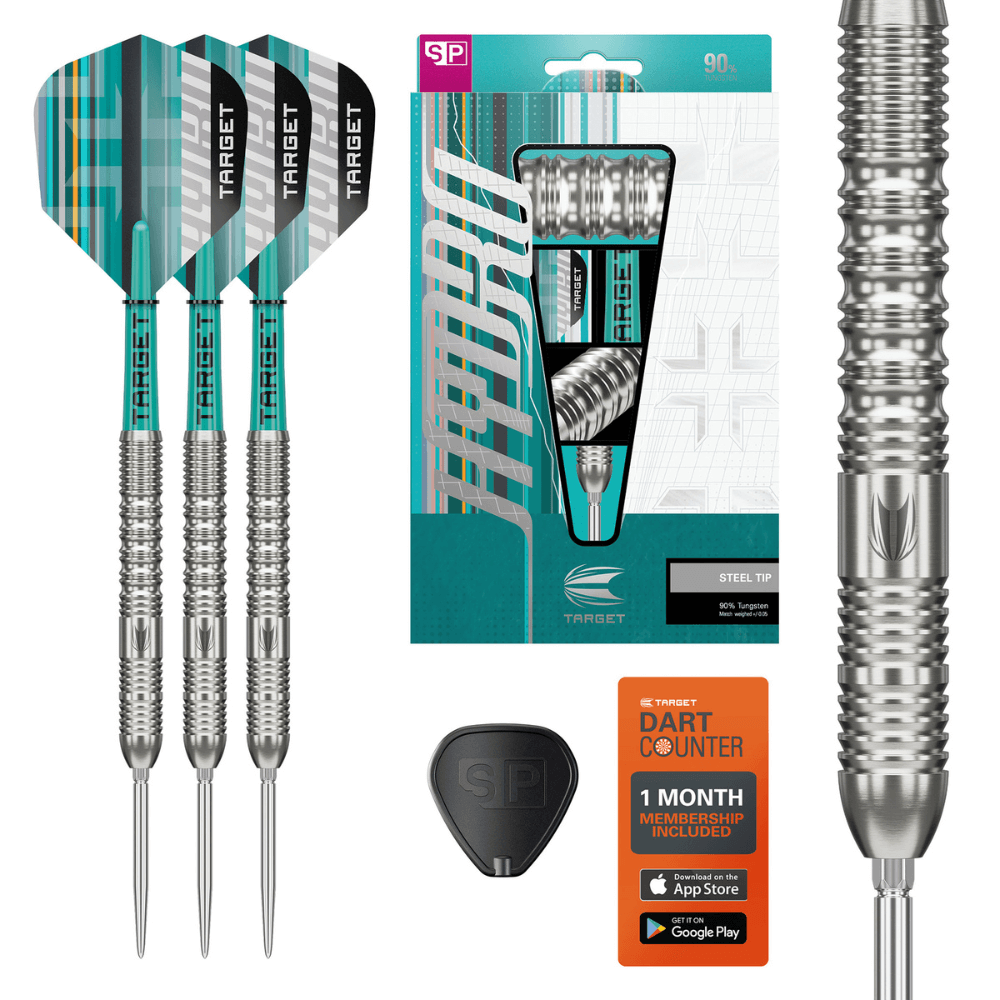 Target Hydro 01 Swiss Point Steeldarts Lieferumfang
