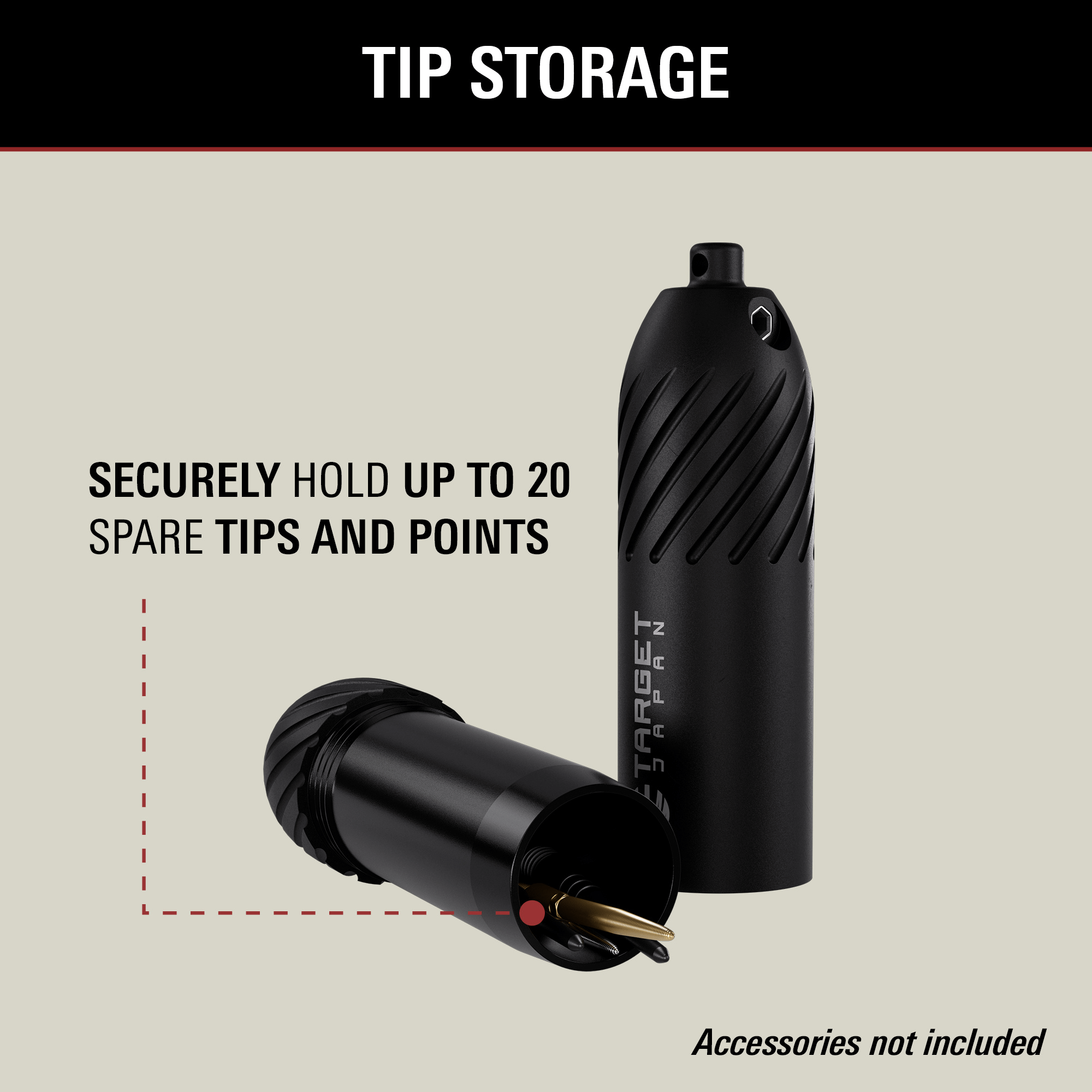 Target Japan AL3 Tip Case - Black Offen