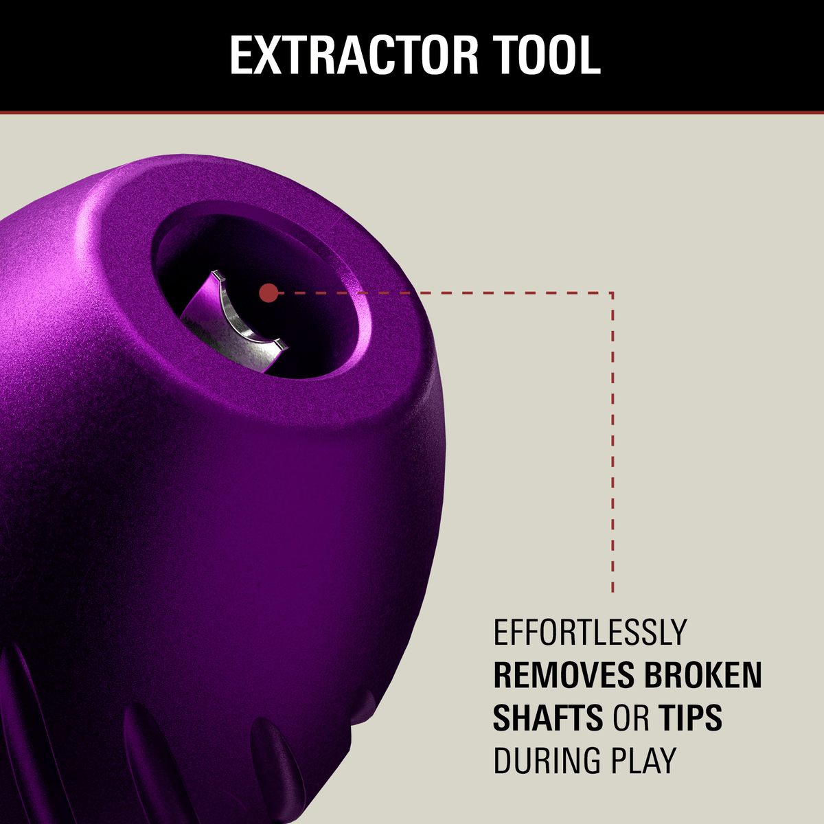 Target Japan AL3 Tip Case - Purple Extractor Tool