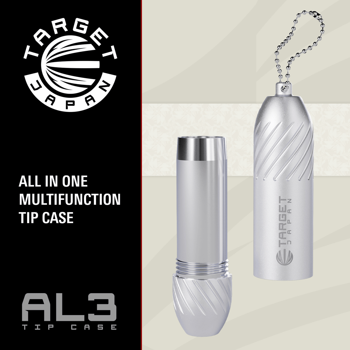 Target Japan AL3 Tip Case - Silver Detail