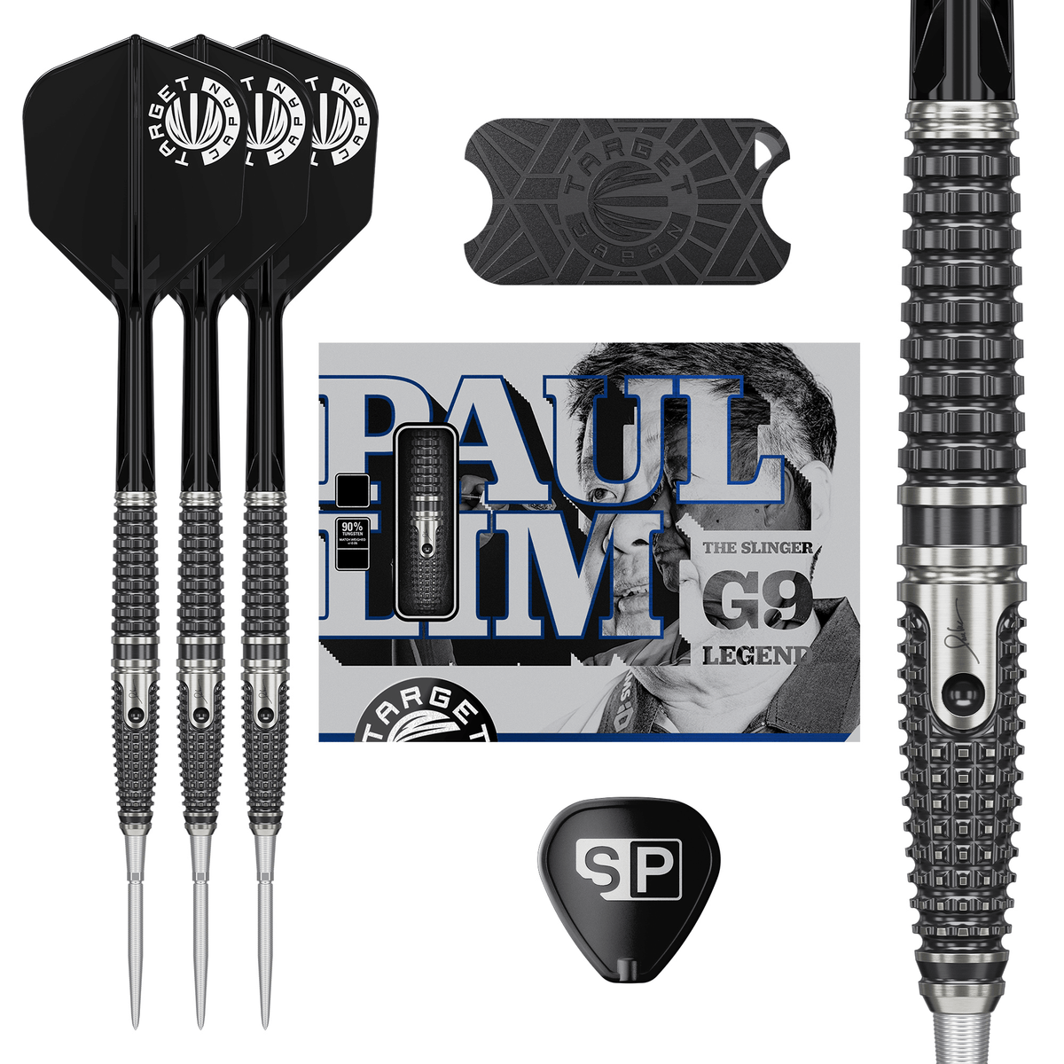 Target Japan Paul Lim The Legend Gen 9 Steeldarts Packungsinhalt