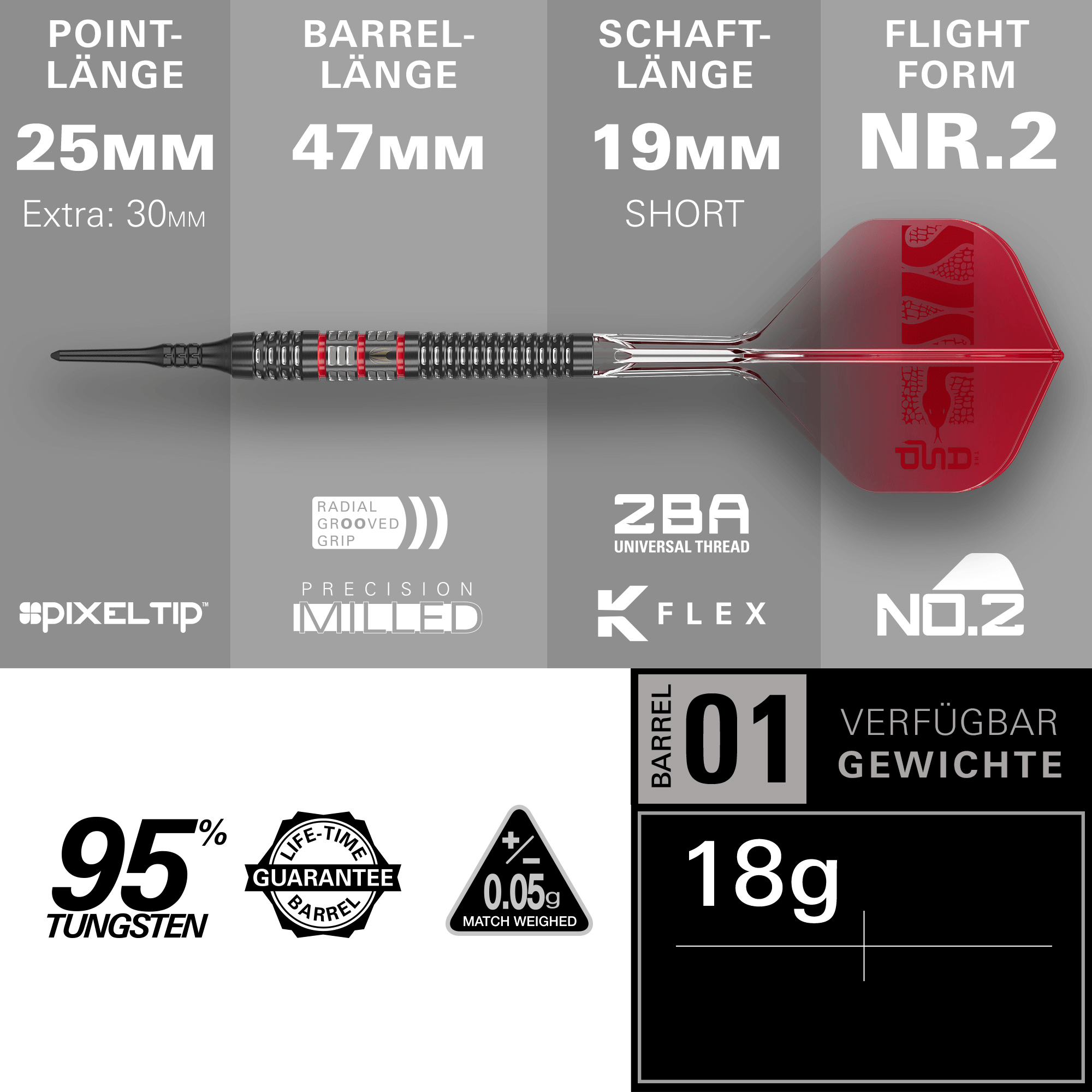 Target Nathan Aspinall 95K Softdarts Maße