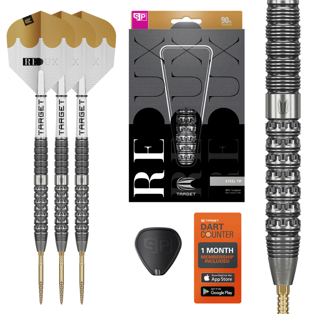 Target Redux 01 Swiss Point Steeldarts Lieferumfang