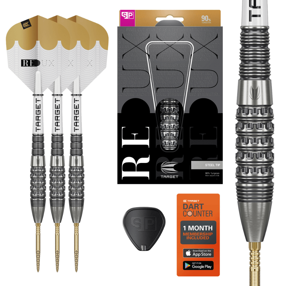 Target Redux 02 Swiss Point Steeldarts Lieferumfang