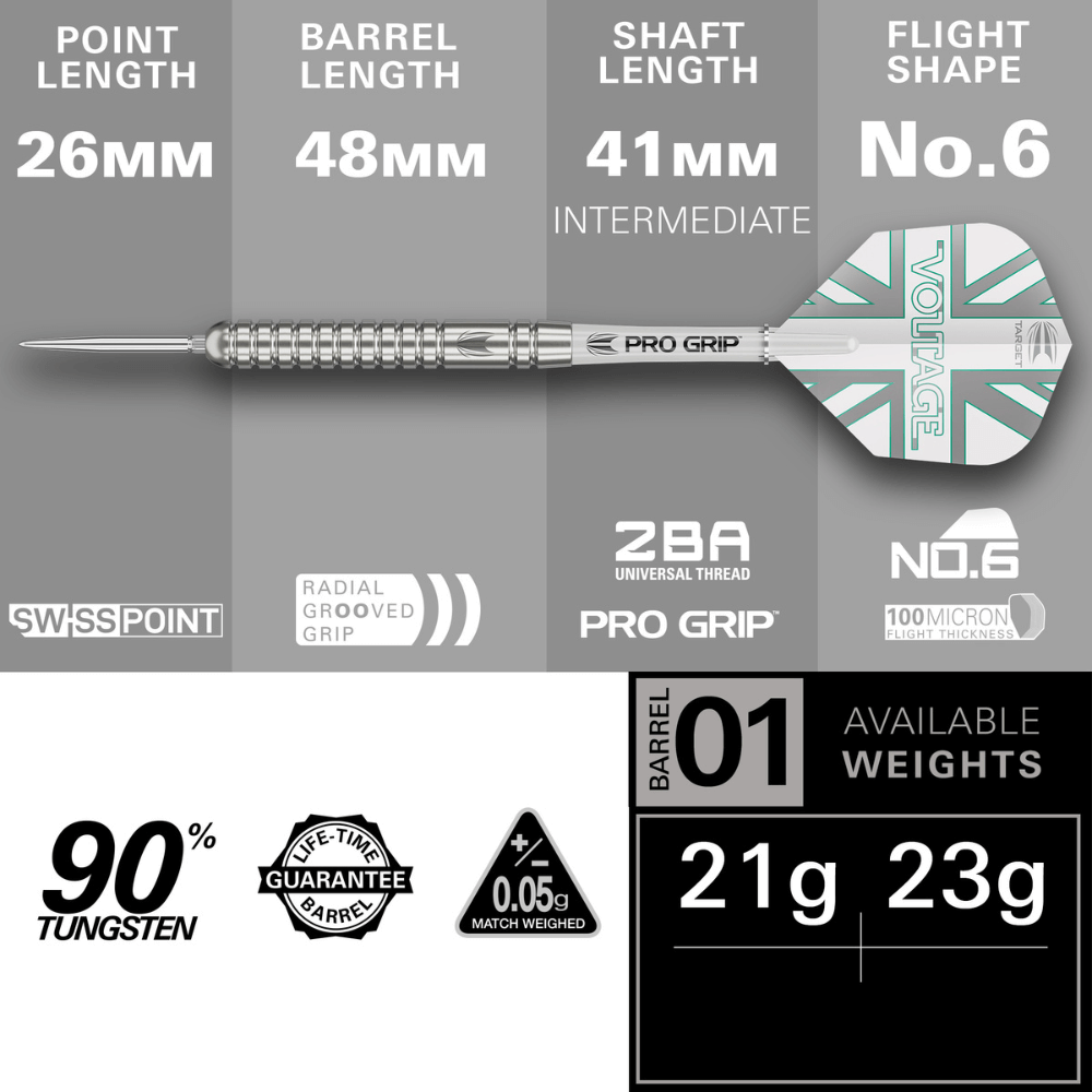 Target Rob Cross Swiss Point Steeldarts D1