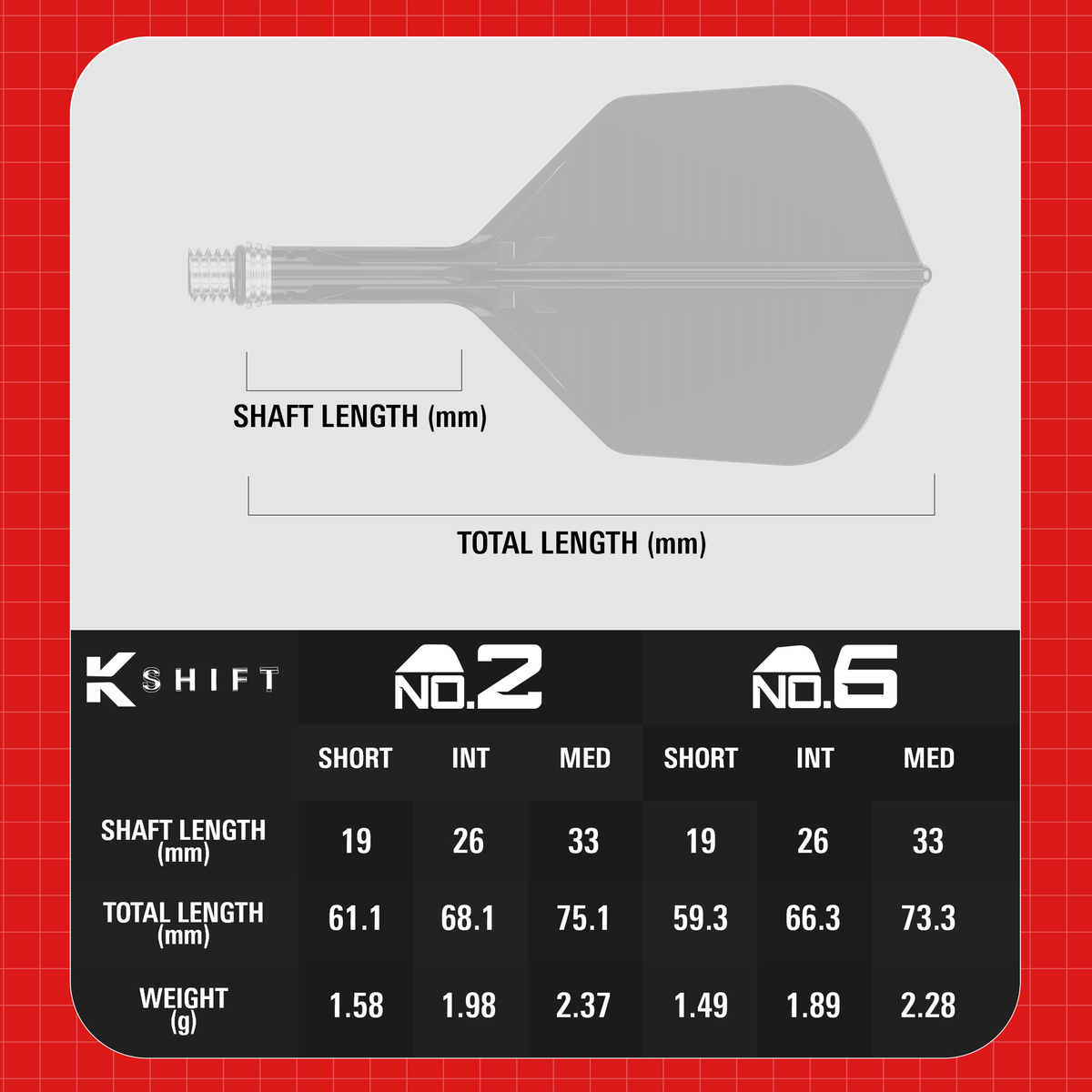 Target K-Shift NO6 Details