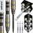 Unicorn Hexium 1 Black & Gold Steeldarts Packungsinhalt