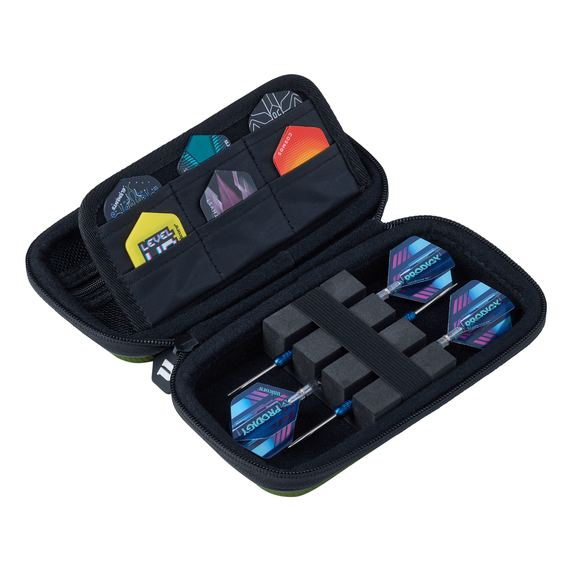 Unicorn Vanguard Dartcase Small Khaki offen 1