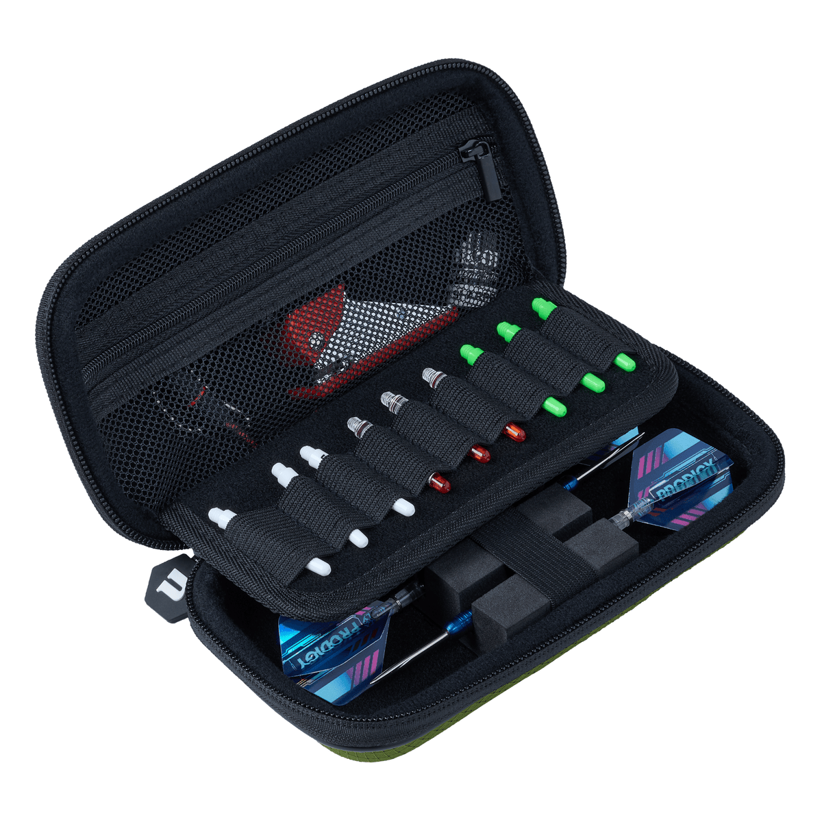 Unicorn Vanguard Dartcase Small Khaki offen 2