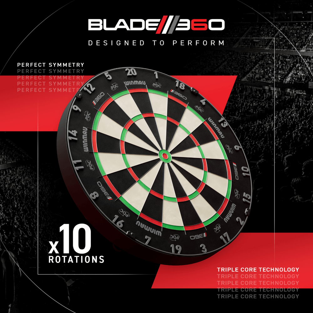 Winmau Blade 360 Dartboard Design