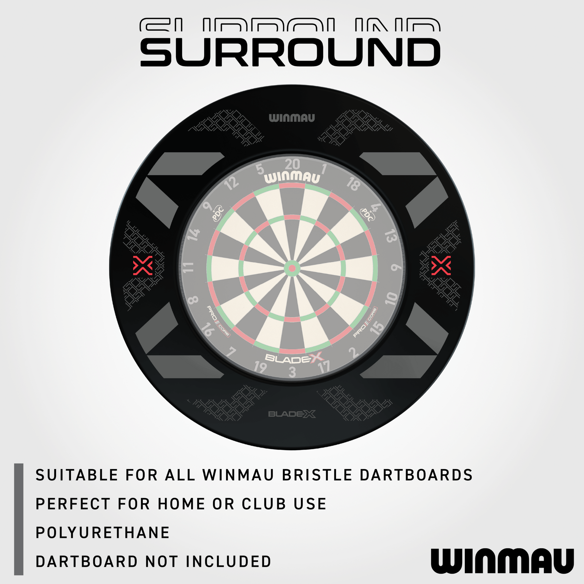 Winmau Blade X Dartboard Surround Detail