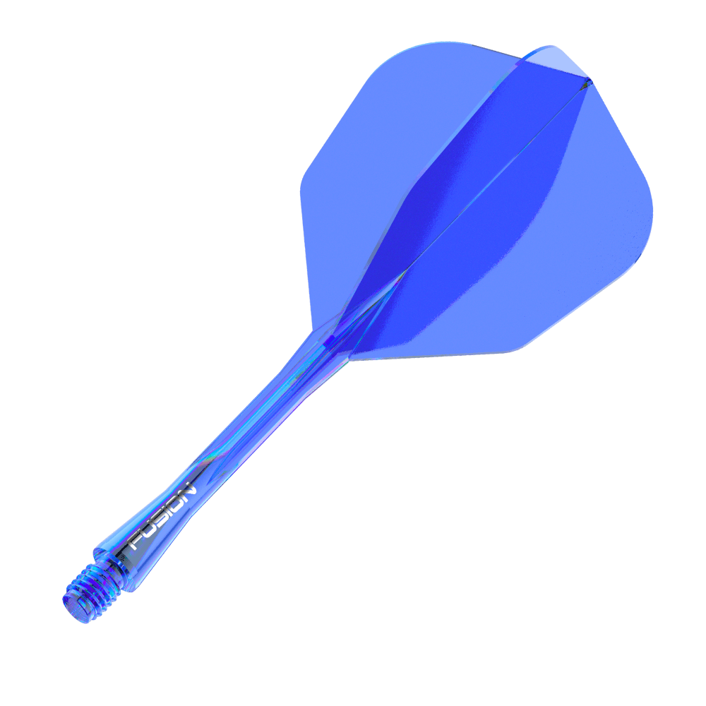 Winmau Fusion #6 Flight System Blue
