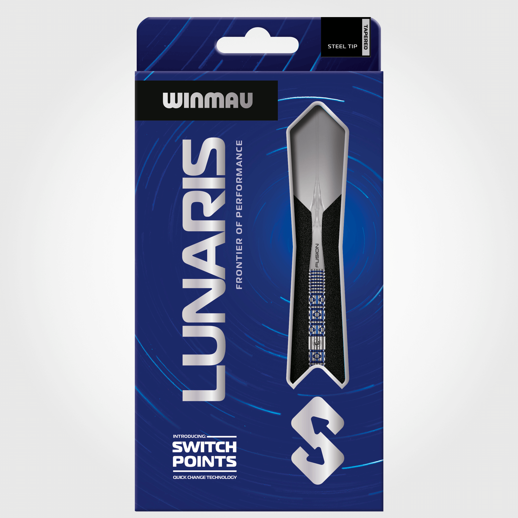 Winmau Lunaris Tapered Switch Point Steeldarts Verpackung