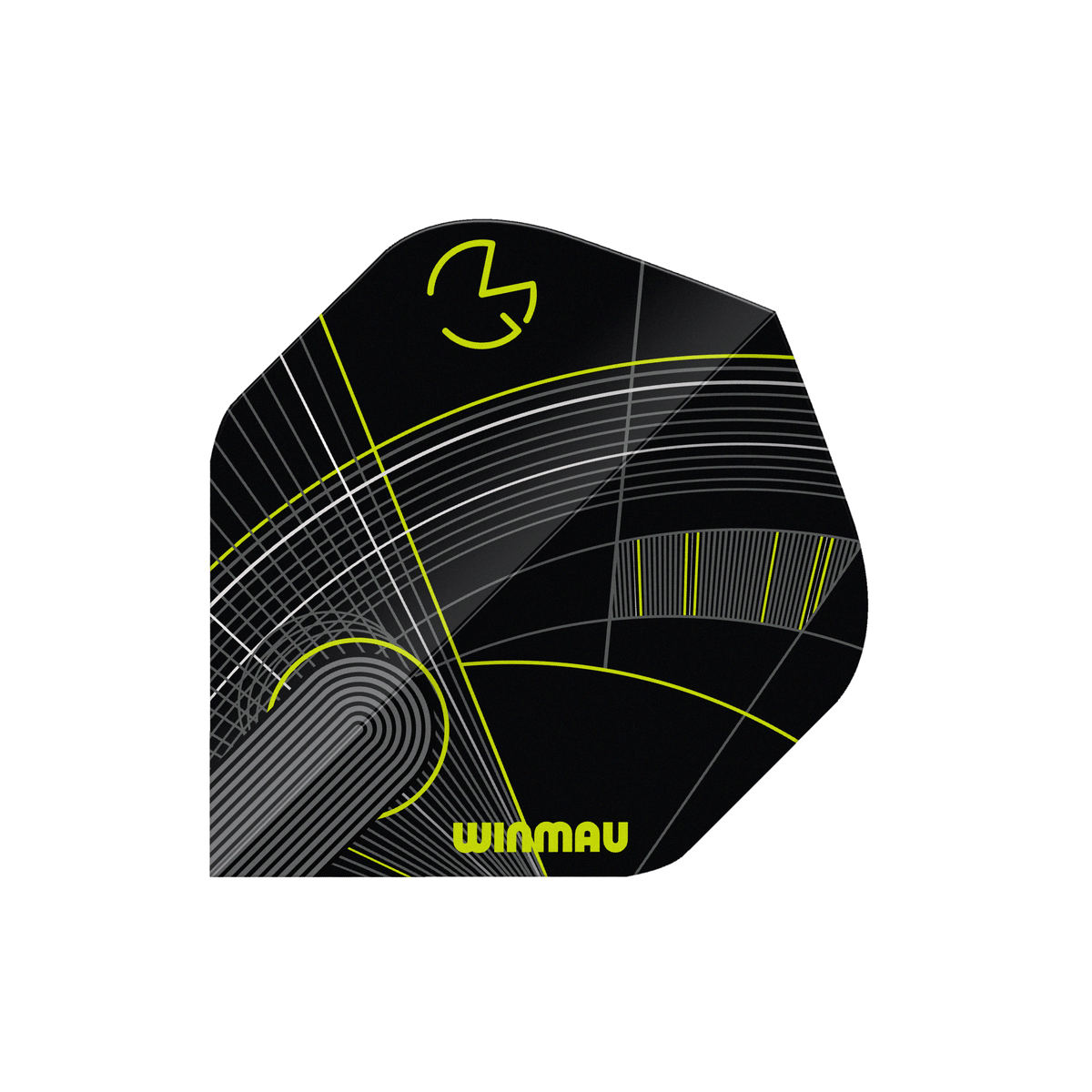 Winmau MVG Prism Delta Flights Black and Green Set