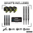 Winmau MVG TS Softdarts Packungsinhalt